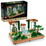 LEGO® Icons Fountain Garden Home and Office Decor, Building Set for Adults 10359