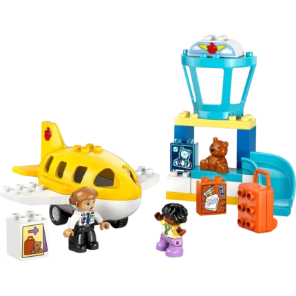 LEGO® DUPLO® Town First Time at the Airport Building Toy for Pretend Play 10443