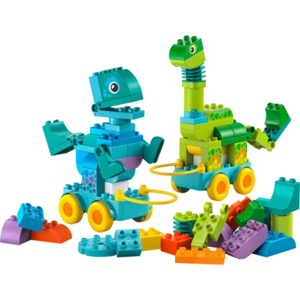 LEGO® DUPLO® Town 3in1 Dinosaurs on Wheels Learn-Through-Play Toddler Toy 10451
