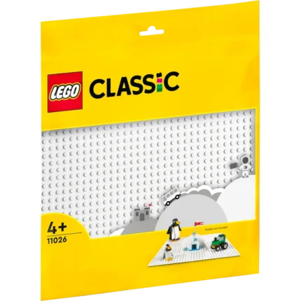 LEGO® Classic White Baseplate 11026 Building Kit for Kids