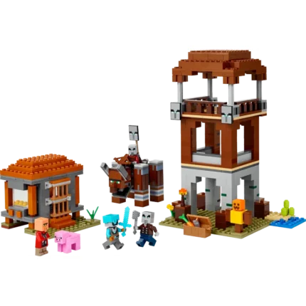 LEGO® Minecraft® The Pillager Outpost and Ravager Gamer Building Toy Gift 21278