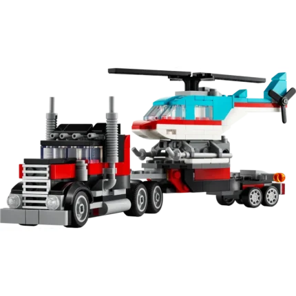 LEGO® Creator Flatbed Truck with Helicopter Toy 31146