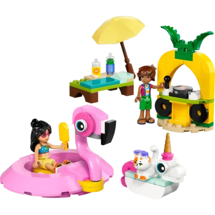 LEGO® Friends Unicorn & Flamingo Pool Party Toy Building Set 42658