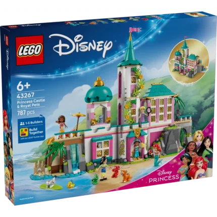 LEGO® ǀ Disney Princess Castle & Royal Pets Toy Building Playset 43267