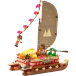 LEGO® ǀ Disney Moana’s Adventure Canoe Fantasy Toy Model Kit 43270