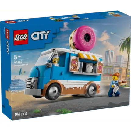 LEGO® City Donut Truck Playset Vendor Vehicle Toy for Kids Aged 5 and up 60452
