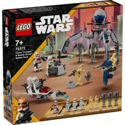 LEGO® Star Wars™ Clone Trooper™ & Battle Droid™ Battle Pack 75372