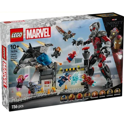 LEGO® Marvel Captain America: Civil War Action Battle Buildable Playset 76314