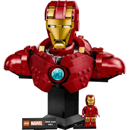 LEGO® ǀ Marvel Iron Man MK4 Bust, Buildable Model for Adults with Minifigure 76327