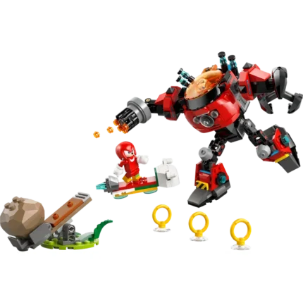 LEGO® Sonic the Hedgehog™ Knuckles vs. Dr. Eggman Egg Crusher Mech Toy Set 77005