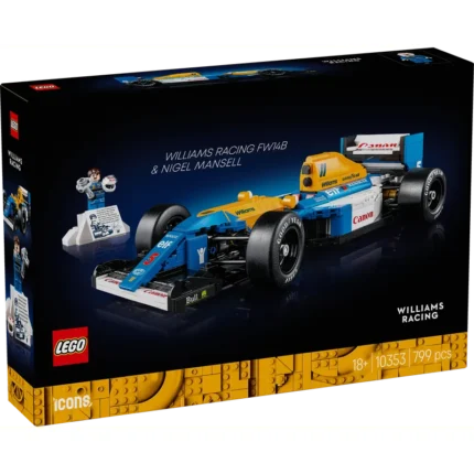 LEGO® Icons Williams Racing FW14B & Nigel Mansell Home Office Desk Decor 10353