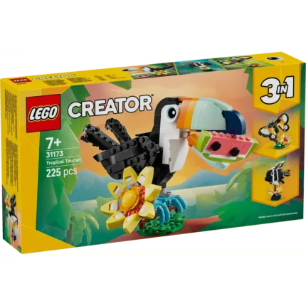 LEGO® Creator 3in1 Wild Animals: Tropical Toucan Figure Playset 31173