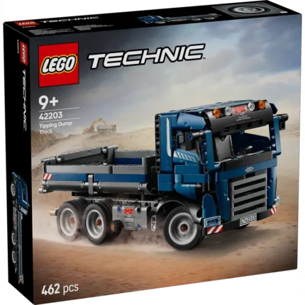 LEGO® Technic™ Tipping Dump Truck Toy, Blue Construction Vehicle Set 42203
