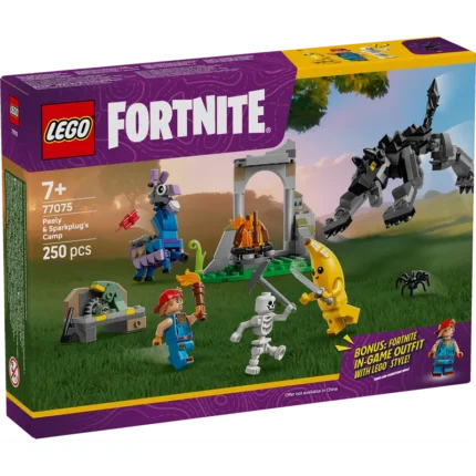LEGO® Fortnite® Peely & Sparkplug’s Camp Video Game Building Set 77075