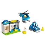 LEGO® DUPLO® Rescue Police Station & Helicopter 10959 Building Toy - Image 2