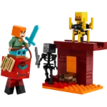 LEGO® Minecraft® The Nether Lava Battle Gamer Toy for Kids 21266 - Image 2