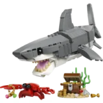LEGO® Creator Fierce Shark with a Treasure Chest Toy 31381 - Image 2