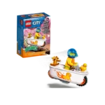 Набор для сборки «Трюковой мотоцикл — ванна» LEGO® City 60333 — изображение 3