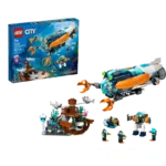 LEGO® City Deep-Sea Explorer Submarine 60379 Building Toy Set - Image 3