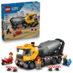 LEGO® City Cement Mixer Construction Toy for Kids 60478 - Image 2