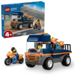 LEGO® City Мотоциклетный транспортер и 2 минифигурки 60491 — изображение 3