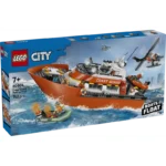 LEGO® City Coast Guard Rescue Boat & Helicopter Playset 60504