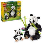 LEGO®  Creator 3in1 Wild Animals: Panda Family Toy Playset 31165 - Image 3
