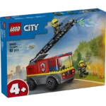 LEGO®  City Fire Ladder Truck, Firefighter Toy Vehicle Gift for Kids 60463