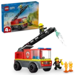 LEGO®  City Fire Ladder Truck, Firefighter Toy Vehicle Gift for Kids 60463 - Image 3