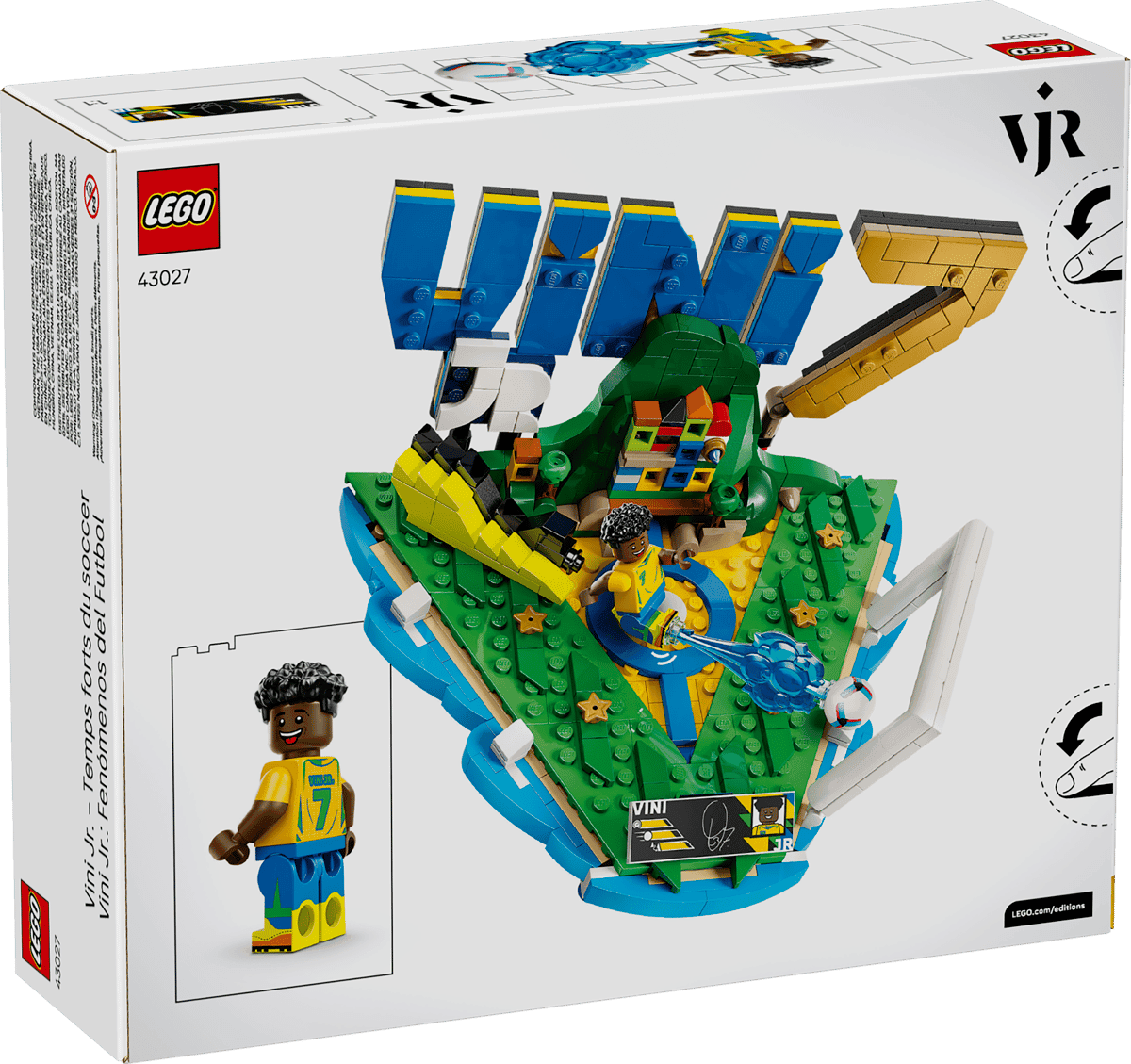 43027_Box5_v39.png LEGO® Vini Jr. – Soccer Highlights 43027 - Image 1